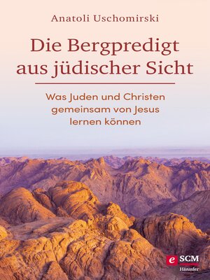 cover image of Die Bergpredigt aus jüdischer Sicht